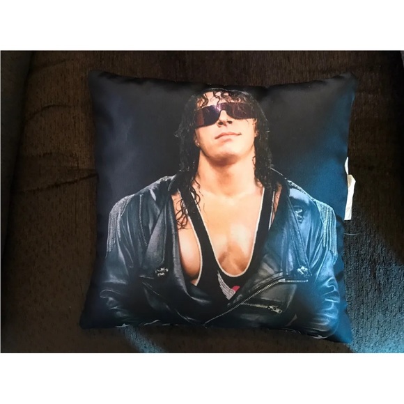brett Hart/Shawn michaels slam Crate Pillow WWE WWF - Picture 5 of 6